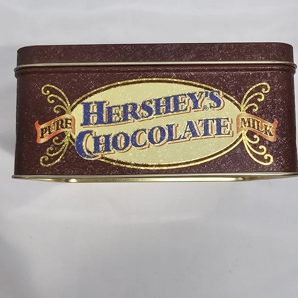 Vintage 1995 Hershey's Chocolate Tin Canister Vintage Edition 4 Victorian Style